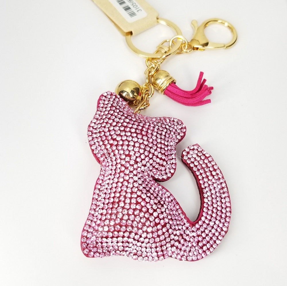 NEW Kitten Cat Purse Bag Charm Keychain NWT - Picture 2 of 3